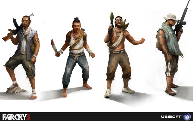Illustration for article titled Everyone In Far Cry 3 Looks Absolutely Crazy. Everyone.